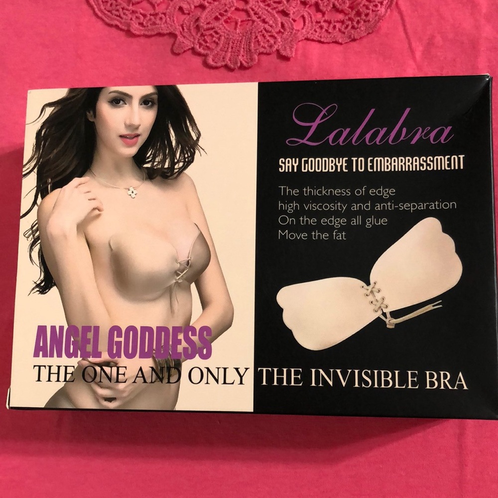 New Lalabra The Invisible Bra Skin color Size Cup C